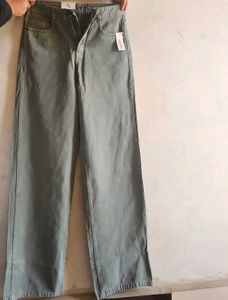 High-Waisted Straight Leg Jeans