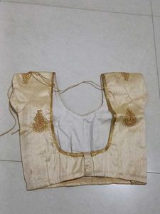 Embroidered Golden Blouse