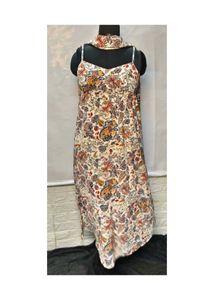 Mini Floral White Dress Perfect For Vacations