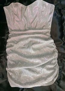 Brand New(Be bosy) Sparkle corset Ruched Dress
