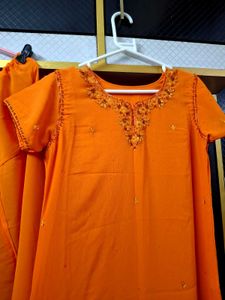 Orange Salwar Kameez Suit