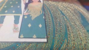 3 Piece Unstitched Cotton Suit With Dupatta
