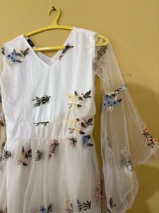 Floral Embroidered Dress