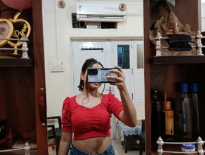 Red Crop Top