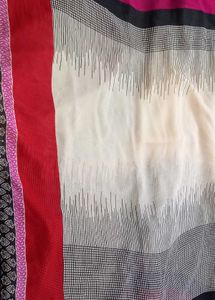 Elegant Multicolour Printed Sari