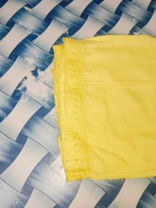 pure kurta yellow paint set