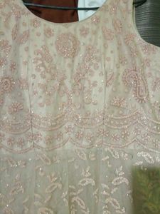 Ethnic Gown New Not Weared Sleeves Also Available