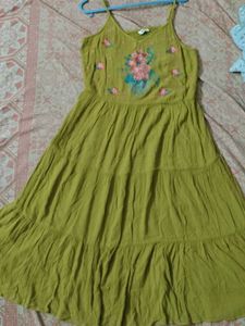 Green Floral Sundress (Unused)