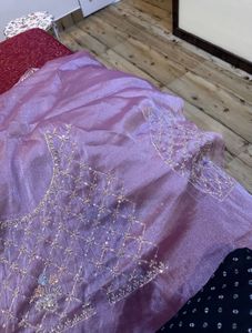 Elegant Lavender Saree