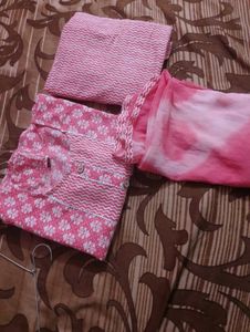 beutiful colour kurta set with dupatta