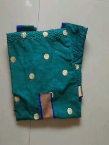Sea Green Silk Kurti
