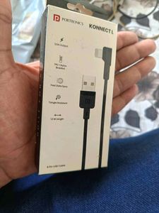 Portronics 8 Pin USB Cable