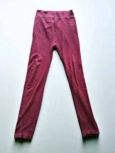 Burgundy Leggings