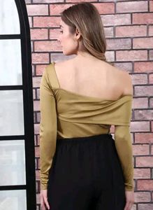 Stylish Long Sleeve Bodysuit Top