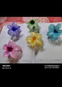 Pinterest Aesthetic Flower/ Sanrio Hair Clutchers