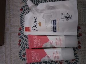 COMBO DOVE BODYWASH &amp; POND&#39;S FACEWASH