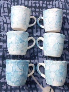 New Ceramic Cup Set Of 6