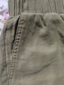 Zara Olive Trouser