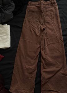 Brown Wide Leg Jeans