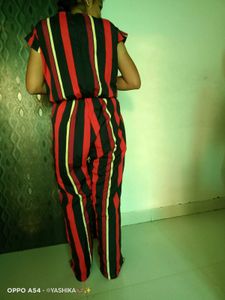 Striped Jumpsuit