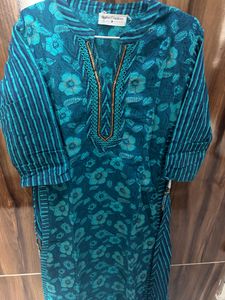 A Line Kurta With Grace