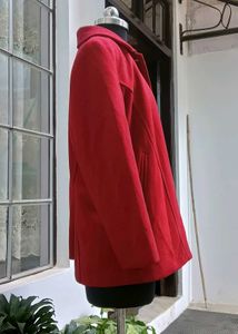 Meroon  Classic Button-Down Coat