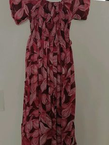 Floral Print Maxi Dress