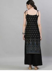 Elegant Black Kurta