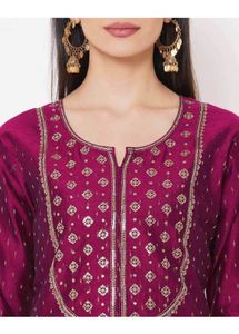 Magenta Kurta