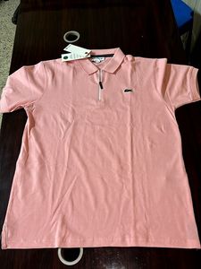Lacoste Pink Brand New Polo Shirt