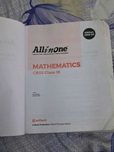 All In One Mathematics Cbse Class 9th