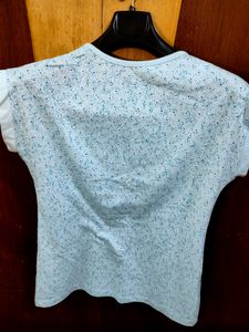 Light Blue Graphic Tee