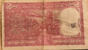 Vintage Two Rupee Note (1804 )