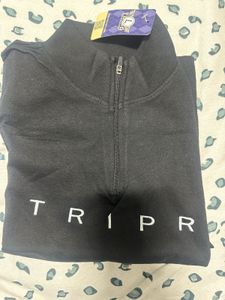 TRIPR Black Polo - Size L