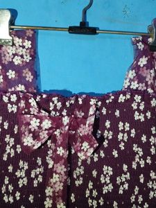 Floral Sheer Sleeve Top