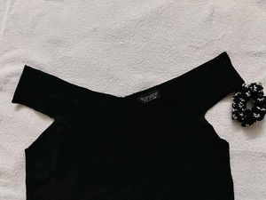Off Shoulder Crop Top