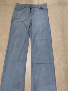 Wide Leg Denim Jeans