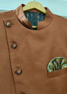 Brown Jodhpuri With Pant