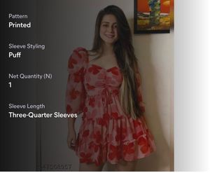 Floral Print Mini Dress