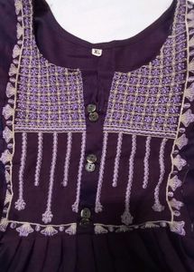 Dark &amp; Light Purple Contrast 3 PC.suit