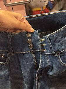 Slightly Distressed Skinny Jeans