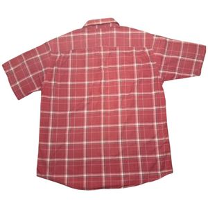 Red Plaid Short Sleeve Shirt