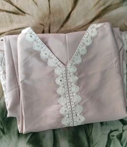 Elegant Light Pink Kurta set