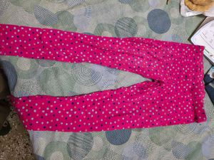 Pantaloons Pink Polka Dot Leggings for 4-6 years