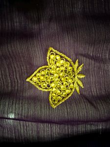 Embroidery Worked Saree