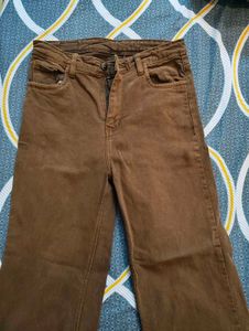 Brown Denim Jeans