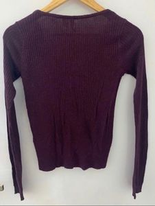H&amp;M Purple Shimmer Top