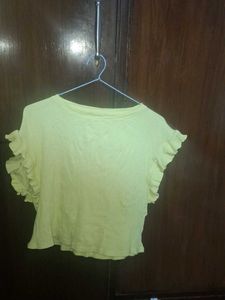 Ruffle Sleeve Top