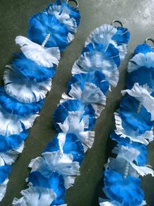 Blue &amp; White Garland Decor