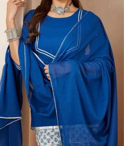 Royal Blue Dupatta